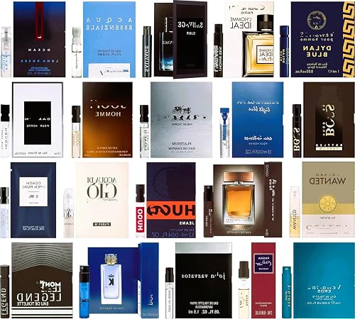 JRoBeauty Men's Popular Designer Fragrance Sampler (6 count) - Lot of Cologne Sample Vials Beauty & Personal Care JRoBeauty