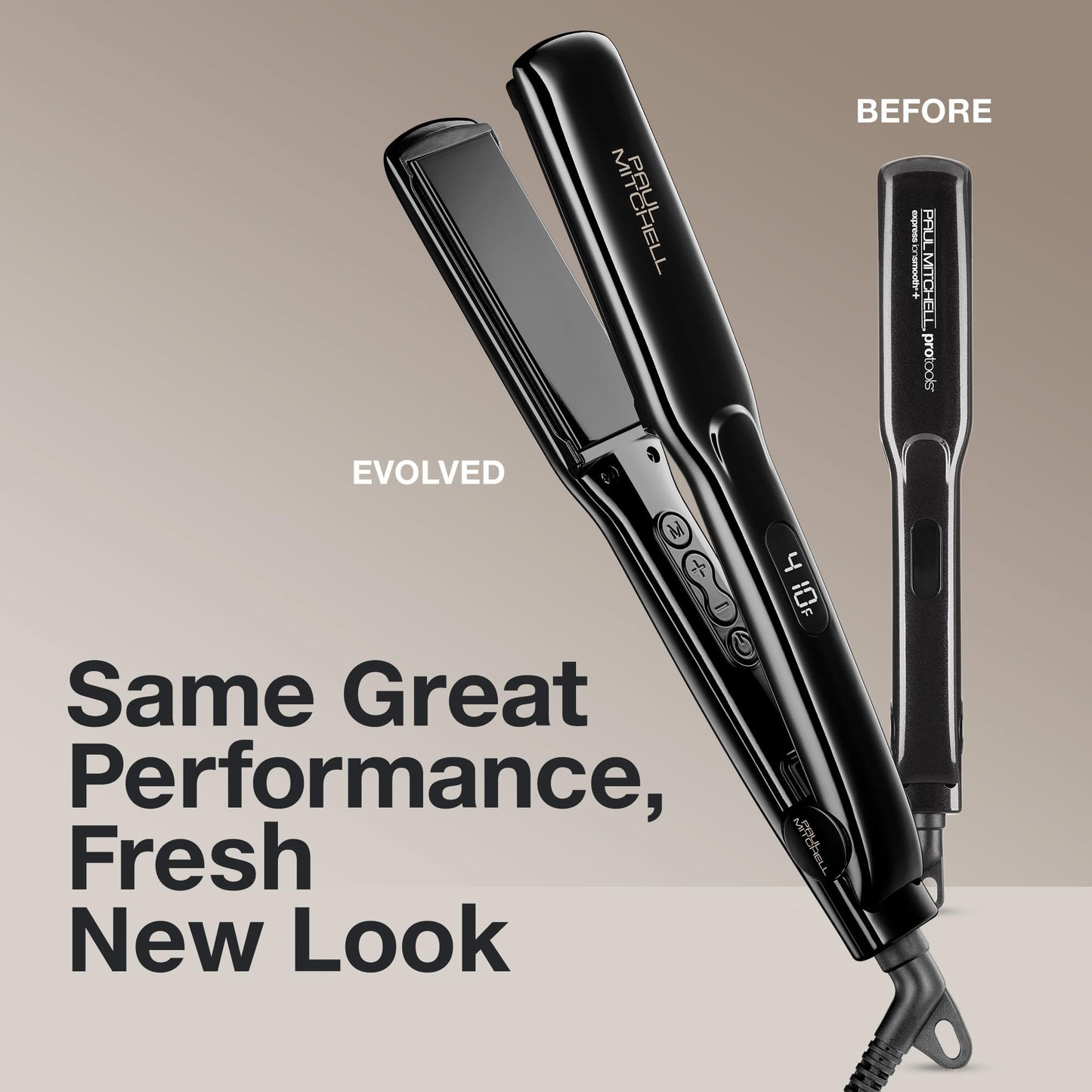 Paul Mitchell Smooth+ Ceramic Flat Iron, Adjustable Heat Settings, for Smoothing + Straightening, 1.25" Beauty & Personal Care Paul Mitchell