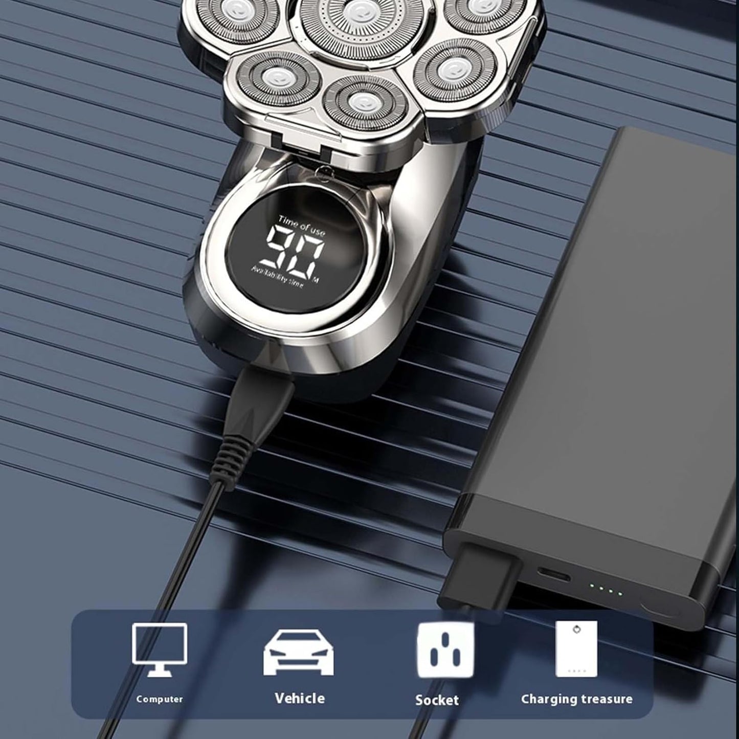 CBDYWVR Bawldy Pro Head Shaver with 9D Floating, IPX7 Waterproof Beauty and Personal Care CBDYWVR