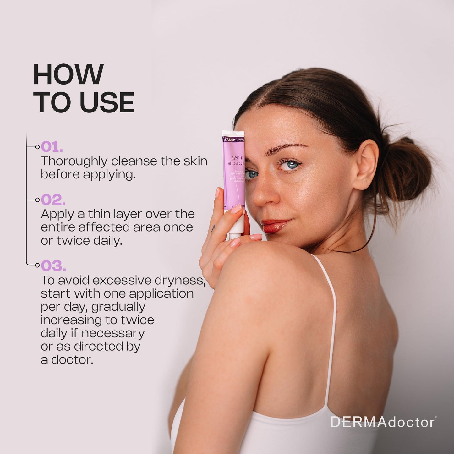 DERMAdoctor Ain't Misbehavin' Dermatologist Formulated Salicylic Acid Acne Control Serum, Acne Spot Treatment for Blemish Control and Cystic Acne Beauty & Personal Care DERMAdoctor