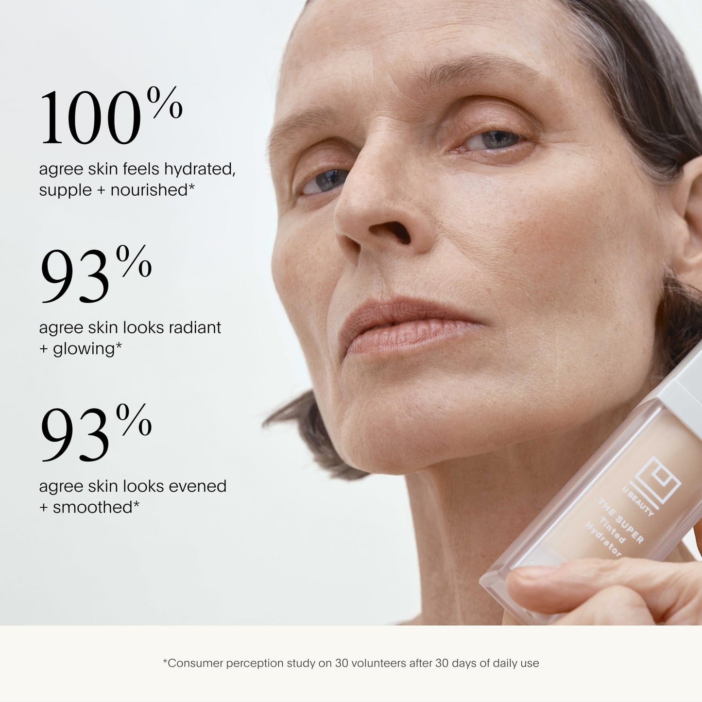 U Beauty The Super Tinted Hydrator Hyaluronic Acid Moisturizing Cream - Mega-Dose Skin Hydrator for Supple, Smooth, and Softer-Looking Skin For Up Beauty & Personal Care U Beauty