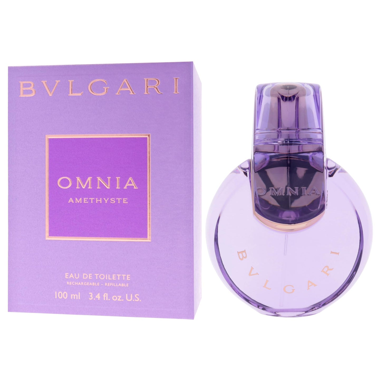 Bvlgari Omnia Amethyste by Bvlgari for Women - 3.4 oz EDT Spray (Refillable) Beauty & Personal Care BVLGARI