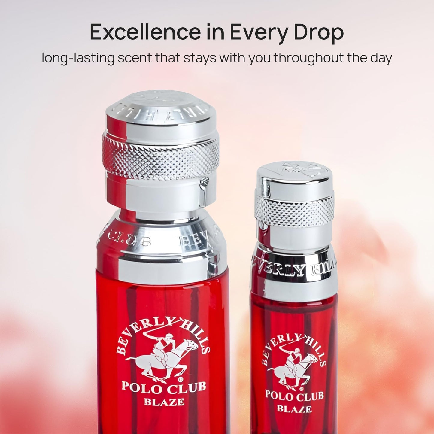 Beverly Hills Polo Club BHPC Men's Eau De Toilette Bonus Pack, featuring 1.7 oz EDT + Bonus 0.5 oz EDT (Blaze) Beauty & Personal Care Beverly Hills Polo Club