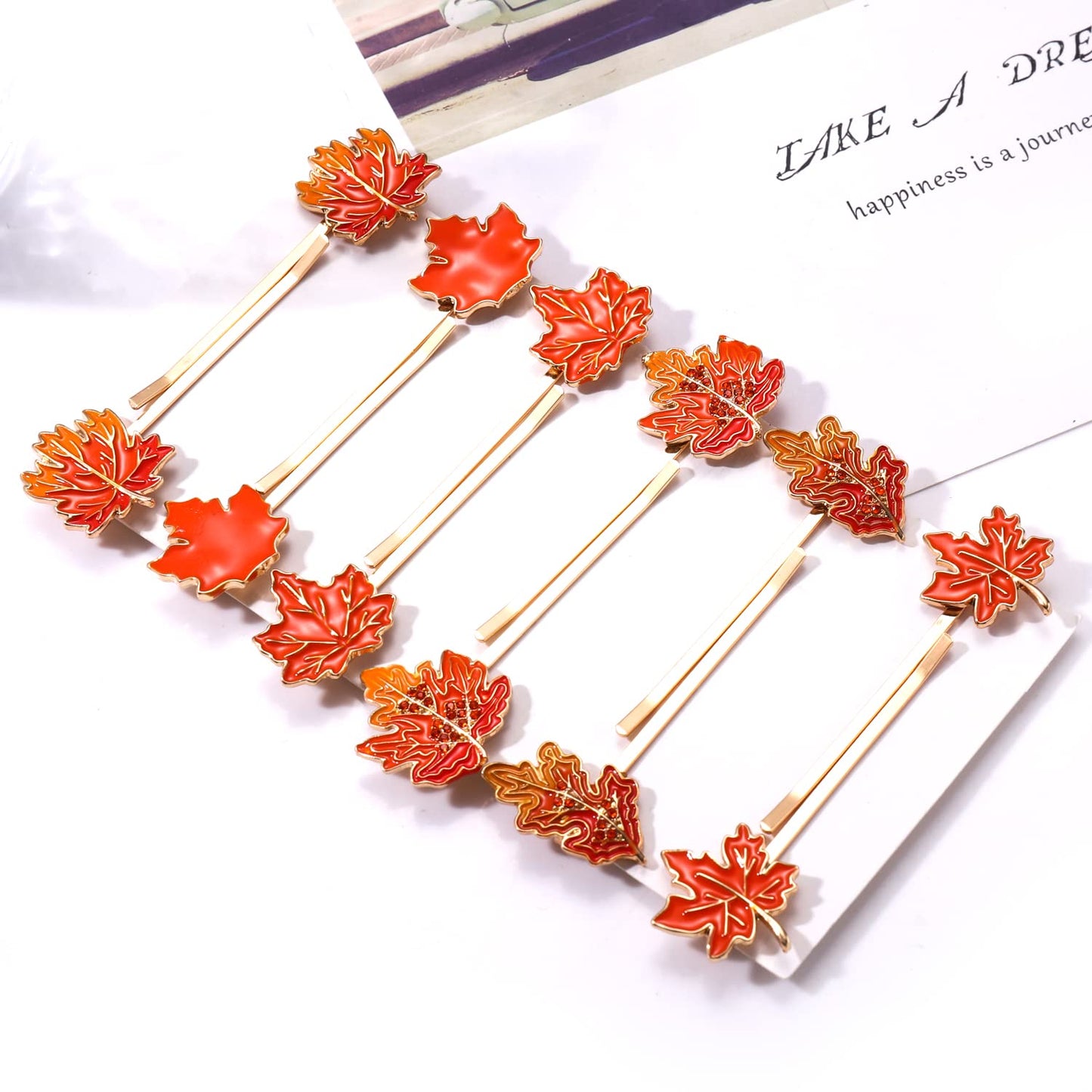 YAHPERN 12PCS Fall Hair Clips for Women Thanksgiving Hairpins Harvest Turkey Maple Leaf Pumpkin Hair Clips Autumn Bobby Pins Costume Party Hair Beauty & Personal Care YAHPERN