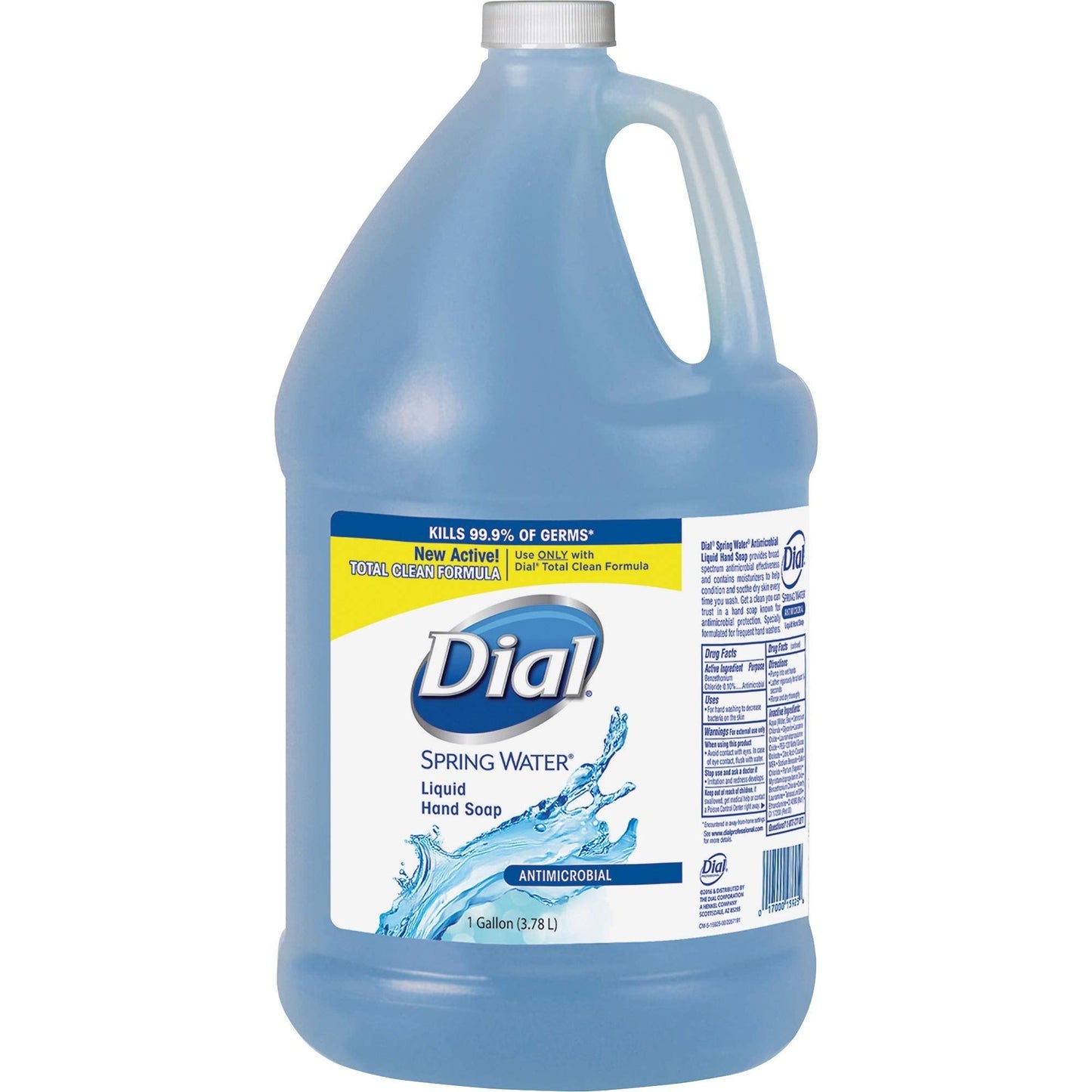 Dial Complete Spring Water Antibacterial Liquid Hand Soap, 128 Fl oz Refill Bottle (Pack of 1) Beauty & Personal Care Dial
