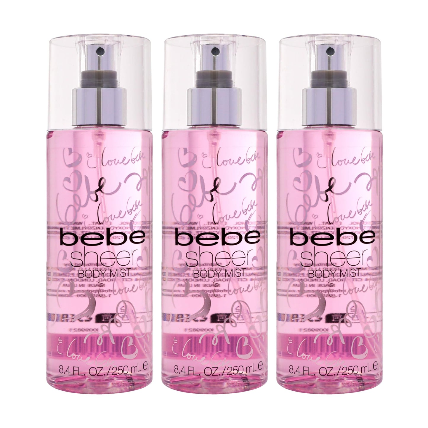 Bebe Sheer Body Mist - Body Spray for Women - Perfume Mist Sensual and Flirtatious Women's Fragrance with Citrus Cocktail, Pink Peony, and Sandalwood Beauty & Personal Care bebe