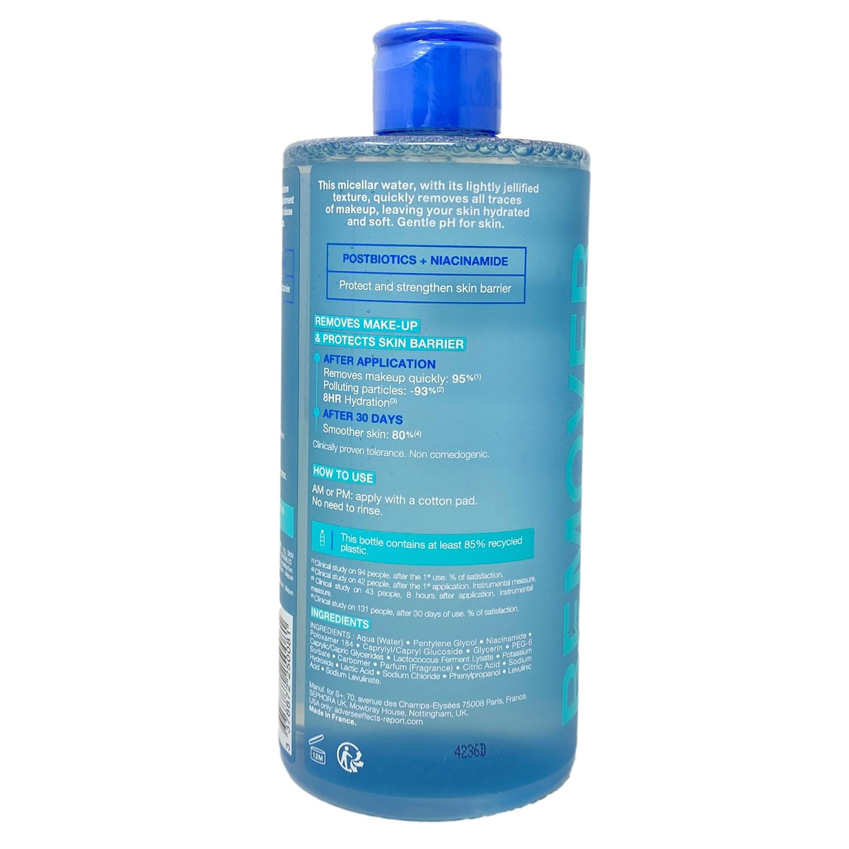 SEPHORA Collection Micellar Cleansing Water With Postbiotic + Niacinamide - 400 mL / 13.52 fl oz