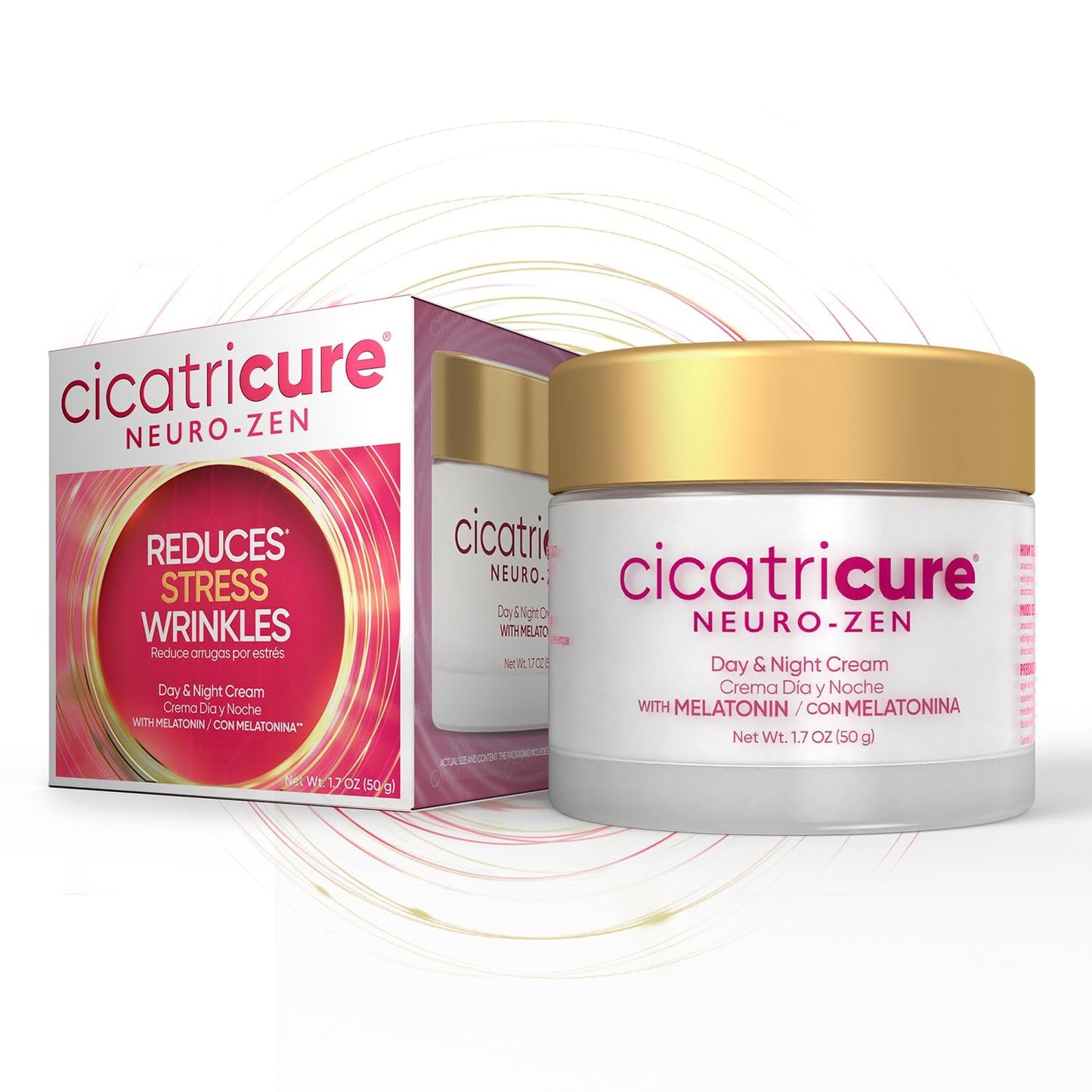 Cicatricure Neuro-Zen Day & Night Moisturizer with Melatonin, Visibly Reduces Stress Wrinkles, Anti-Wrinkle Firming Cream with Deep Moisture Beauty & Personal Care Cicatricure