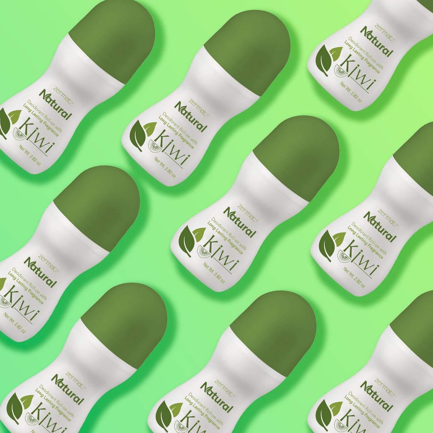 Zermat Kiwi, Natural Roll-On Deodorant, 2.82 Oz. Beauty and Personal Care Zermat