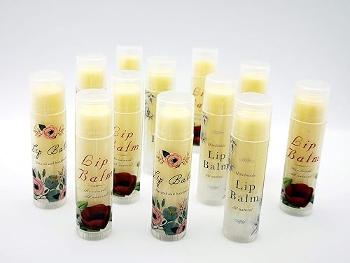 ZZYBIA Assorted Clear Vinyl Lip Balm Label Sticker for Lip Balm Tube Container 60pcs Beauty & Personal Care ZZYBIA