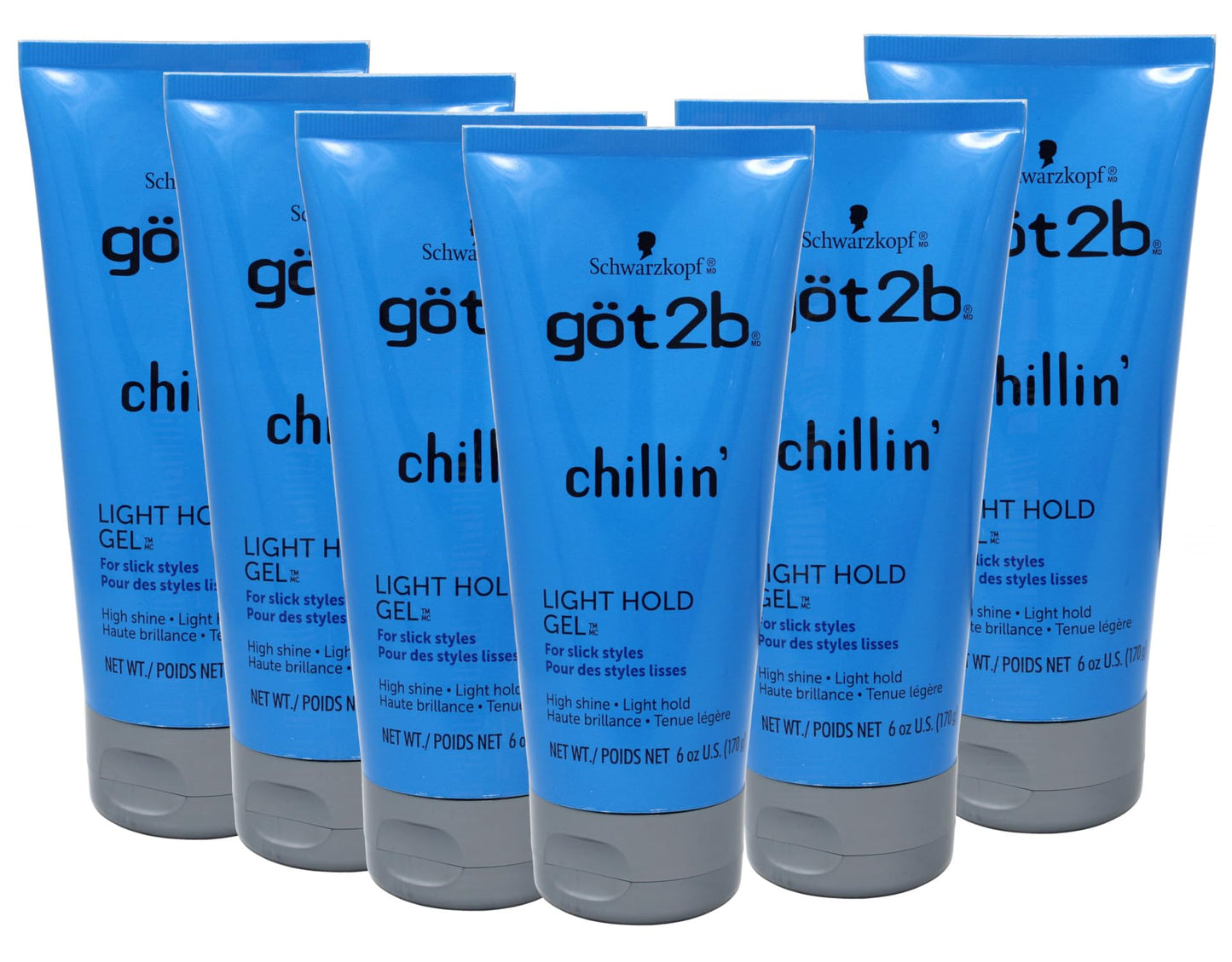 Got 2B Chillin Gel Light Hold 6 Ounce (Pack of 6) Beauty & Personal Care Got2B