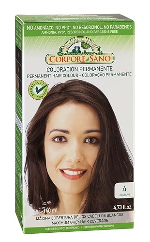 Corpore Sano Permanent Hair Colour-Does Not Contain: PPD, AMMONIA, RESORCINOL, PARABENS.Same as Naturvital (~ 4 Chestnut) Beauty & Personal Care Corpore Sano