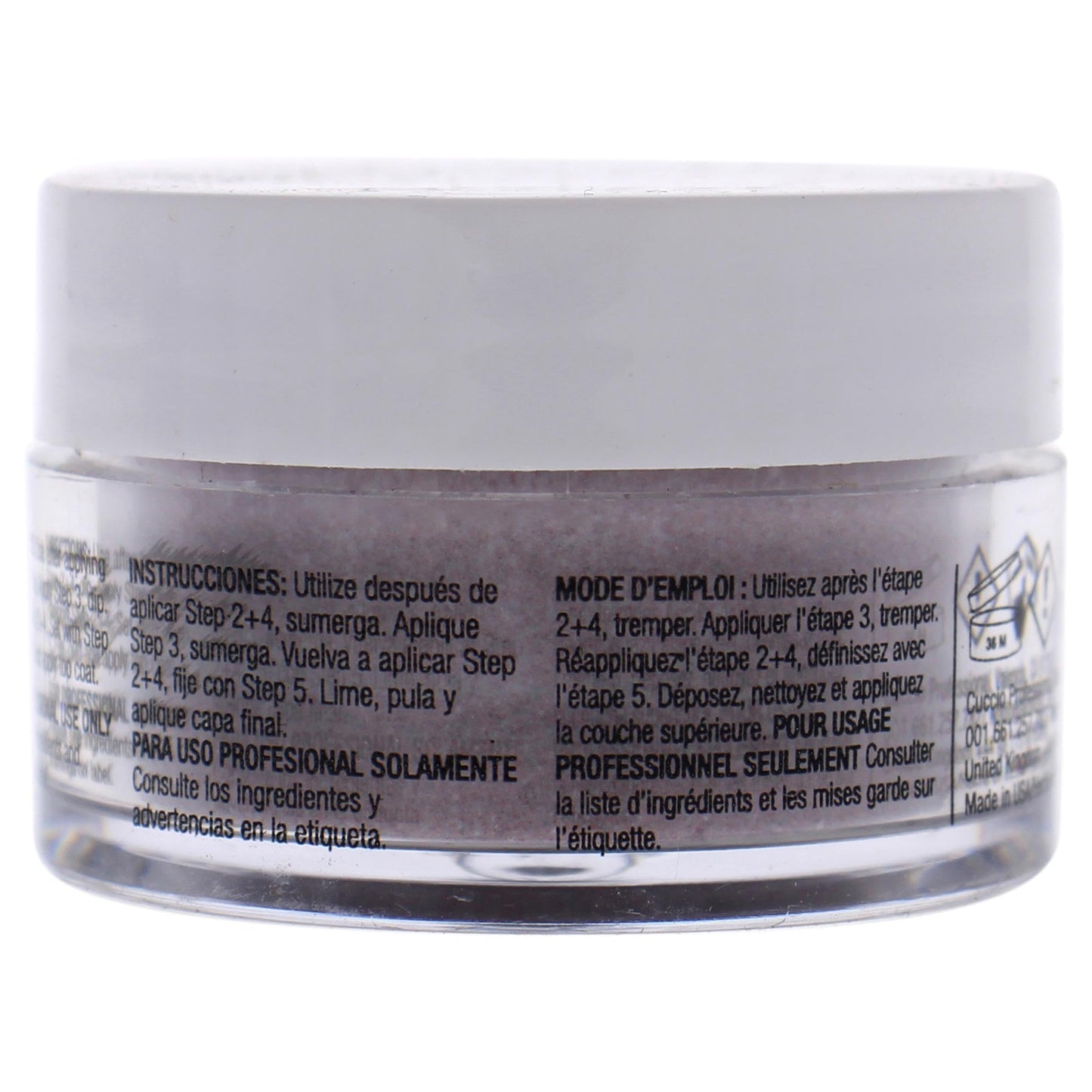 Cuccio Pro Powder Polish Dip - Nail Lacquer for Manicures & Pedicures, Easy & Fast Application/Removal - No LED/UV Light Needed - Non-Toxic, Odorless Beauty & Personal Care Cuccio