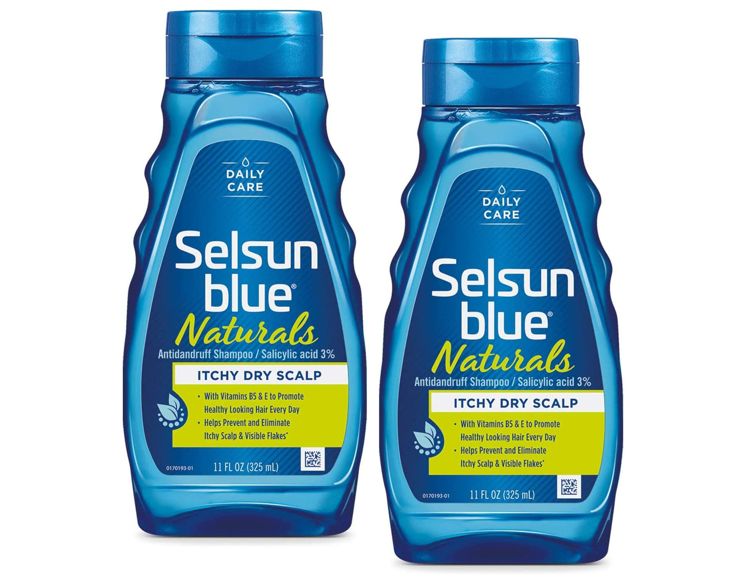 Selsun Blue Shampoo Naturals Dandruff Itchy Dry Scalp 11 Ounce (325ml) (2 Pack) Beauty and Personal Care Selsun Blue Default Title