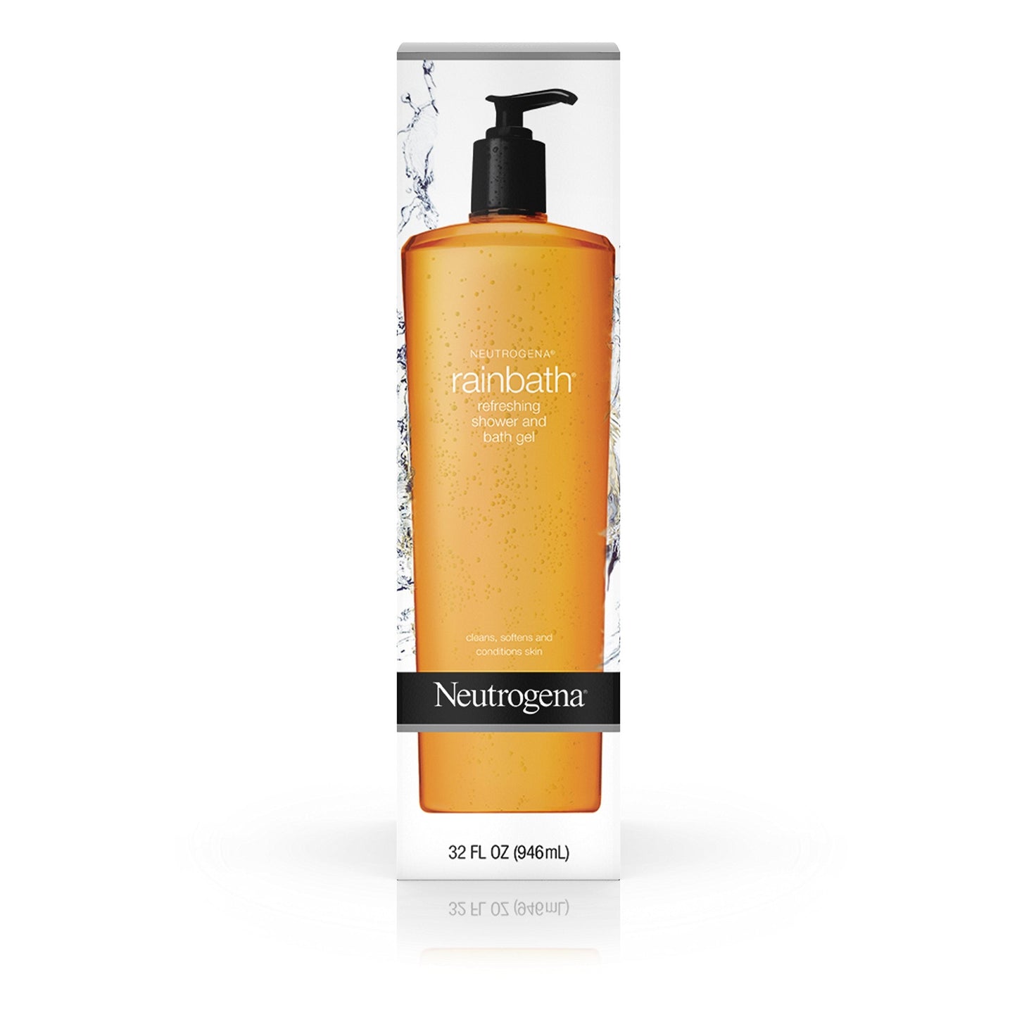 Neutrogena Rainbath Cleansing Shower & Bath Gel, Daily Moisturizing Body Wash Cleanser & Shaving Gel for Men & Women, Clean-Rinsing Creamy Lather Beauty & Personal Care Neutrogena