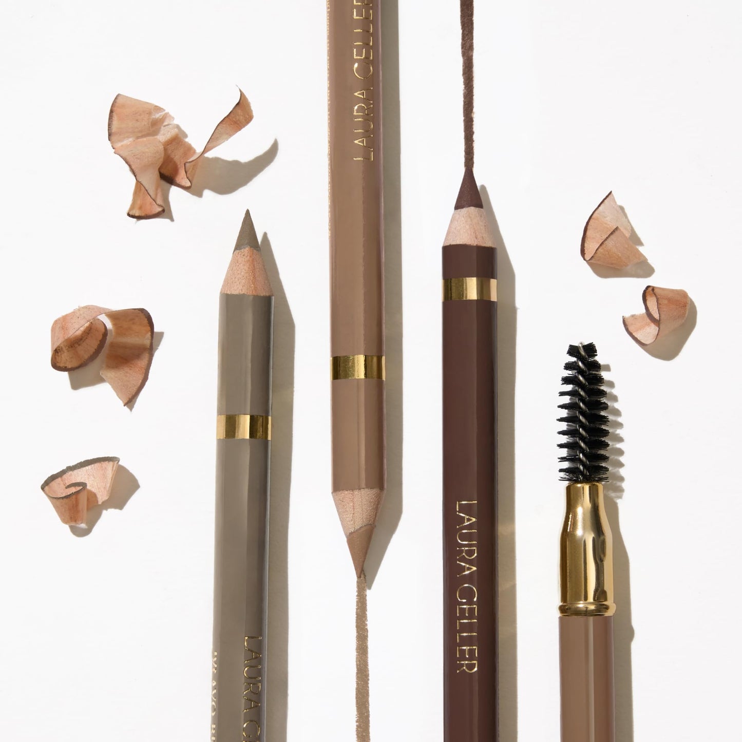 LAURA GELLER NEW YORK Bravo Brows Soft Pencil + Brush, Dark Brown Beauty & Personal Care LAURA GELLER NEW YORK