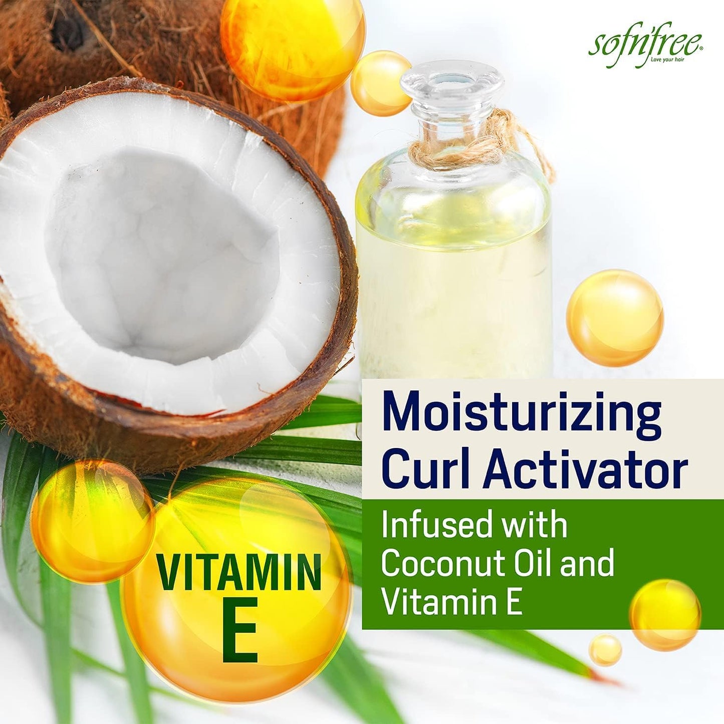 Sofn’Free Moisturizer & Curl Activator Lotion - Curl Defining Formula for Multicultural Curls, Soft Waves, Shine, Frizz Control for Natural Textures Beauty & Personal Care SOF N' FREE