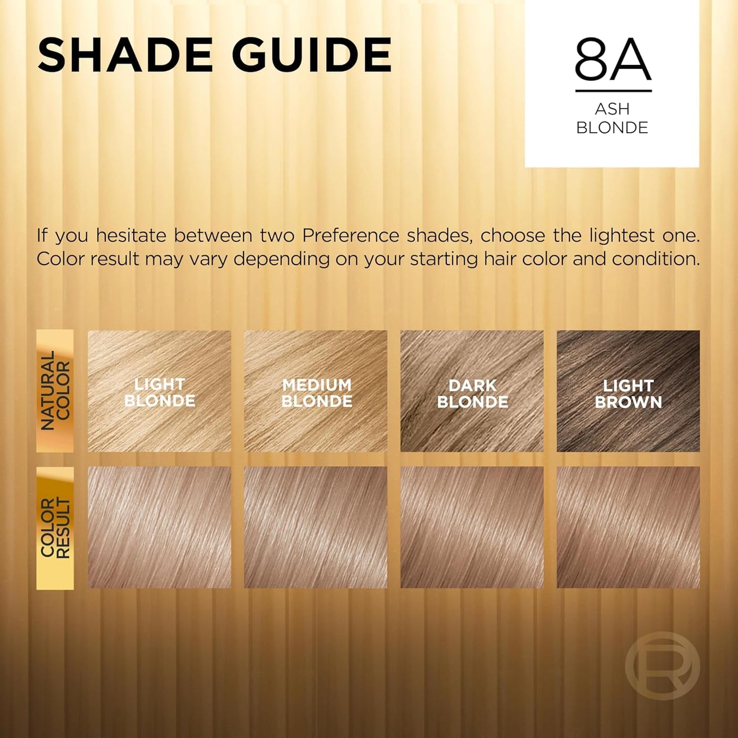 Pref Haircol 8a Size 1ct L'Oreal Preference Hair Color Ash Blonde #8a Beauty & Personal Care L'Oreal Paris