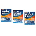 Mentholatum Natural Ice Protect+ Broad Spectrum SPF 30 Medicated Lip Balm, 0.15 Ounce (Pack of 3) Beauty & Personal Care Mentholatum