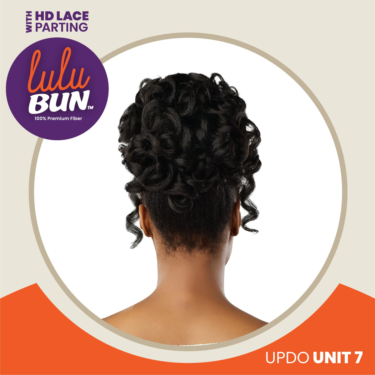 Sensationnel Lulu Bun Updo Hairextensions-Unit 7,F1B/30