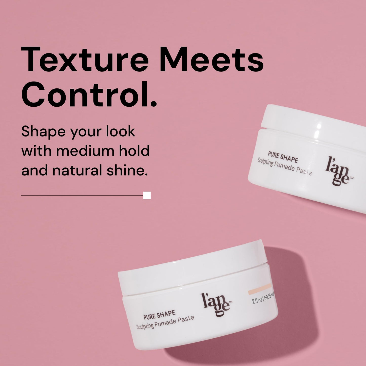 L’ANGE HAIR Pure Shape Sculpting Pomade Paste | Light Hold with Natural Matte Finish | Non-Greasy, Adds Texture, All-Day Hold & Easy Wash | Hair Beauty & Personal Care L'ANGE HAIR