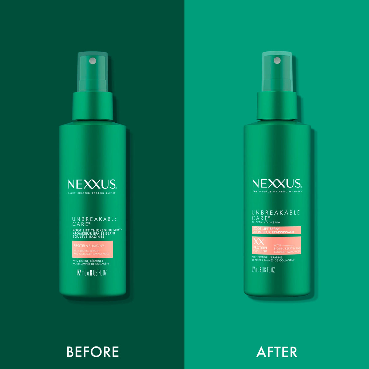 Nexxus Root Lift Thickening Spray Unbreakable Care with ProteinFusion Blend of Biotin, Keratin & Collagen Amino Acids, 6 oz Beauty & Personal Care Nexxus