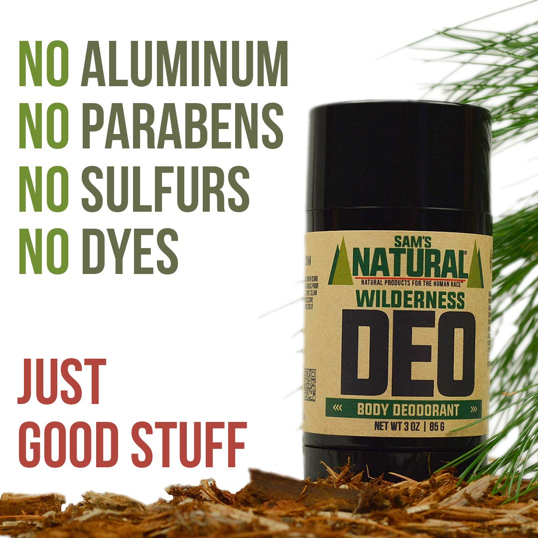 Sam’s Natural Deodorant - Wilderness - Aluminum Free DEO - No phthalates, parabens, sulfates, or dyes - Made in New Hampshire - For Men, Women, Unisex Beauty and Personal Care Sam's Natural
