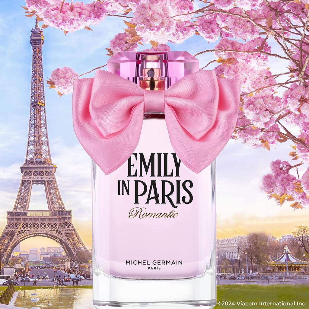 Michel Germain Emily in Paris Romantic Eau de Parfum Fragrance Spray, Citrus Woody Scent, Top Notes of Crisp Green Apple, Pink Grapefruit, Playful Beauty & Personal Care Michel Germain