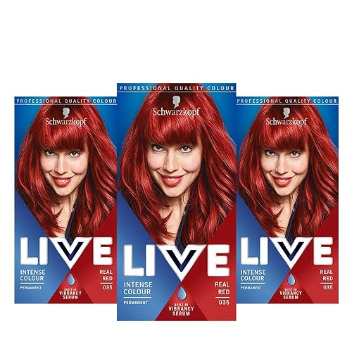 Schwarzkopf Live Intense Permanent Hair Colour, Real Red (number 35), 142ml Beauty & Personal Care LIVE