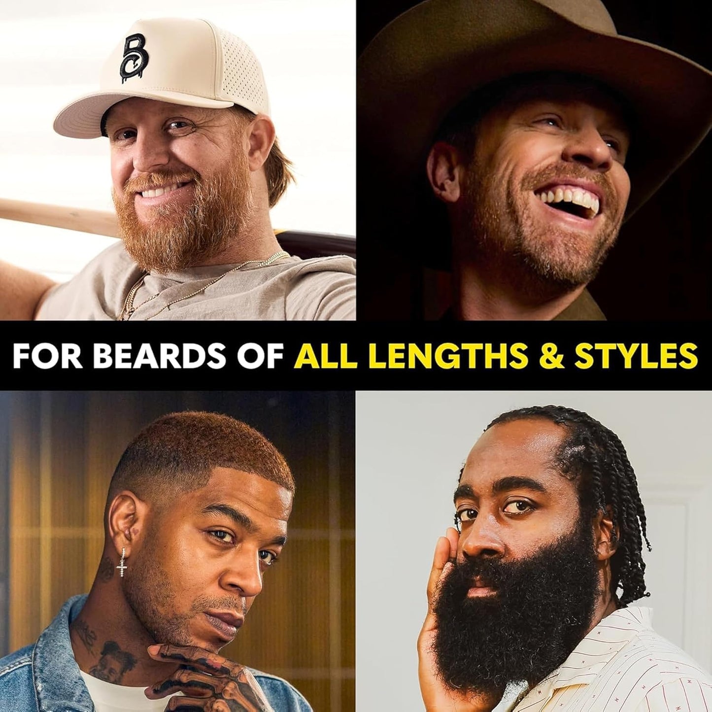 The Beard Club Beard Wash and Conditioner Set - Facial Hair Shampoo & Leave-In Conditioner for Men - Hydrating, Softener Mens Face Wash Grooming Care Beauty and Personal Care The Beard Club