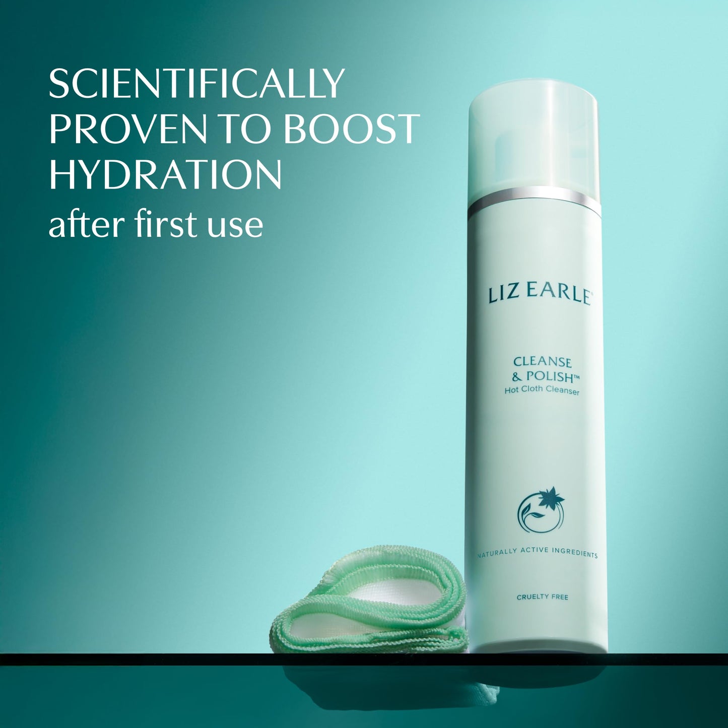 Liz Earle Cleanse & Polish Hot Cloth Face Wash - Gentle Facial Cleanser & Exfoliating Cotton Cloth - Boosts Hydration and Reveals Instant Radiance Beauty & Personal Care Liz Earle
