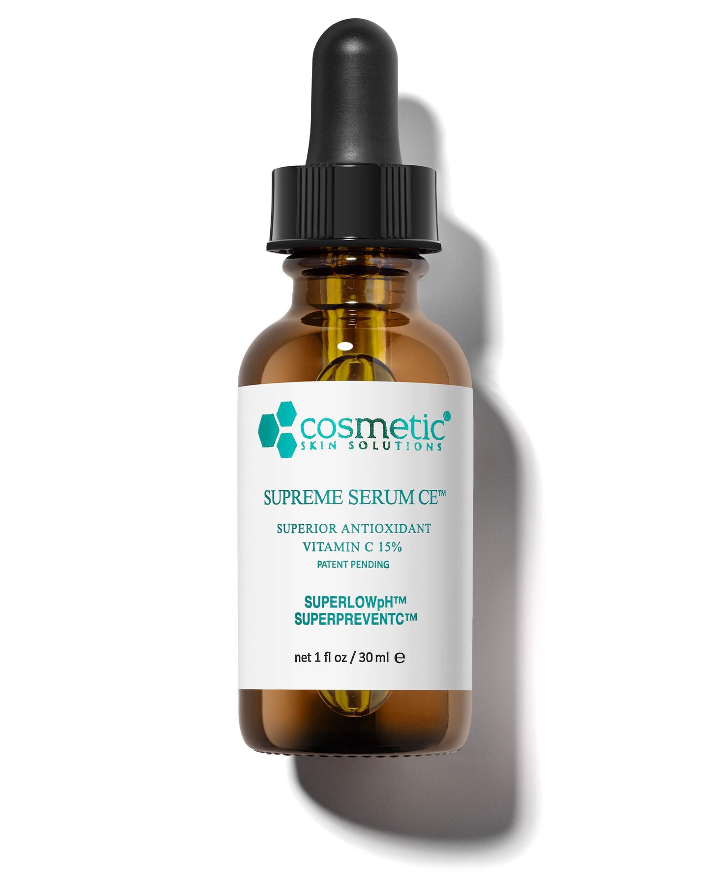 Supreme Serum CE - Vitamin C Face Serum with Vitamin E & Hyaluronic Acid - Antioxidant Rich Anti-Aging & Hydrating Formula - 1 fl oz Beauty & Personal Care Cosmetic Skin Solutions