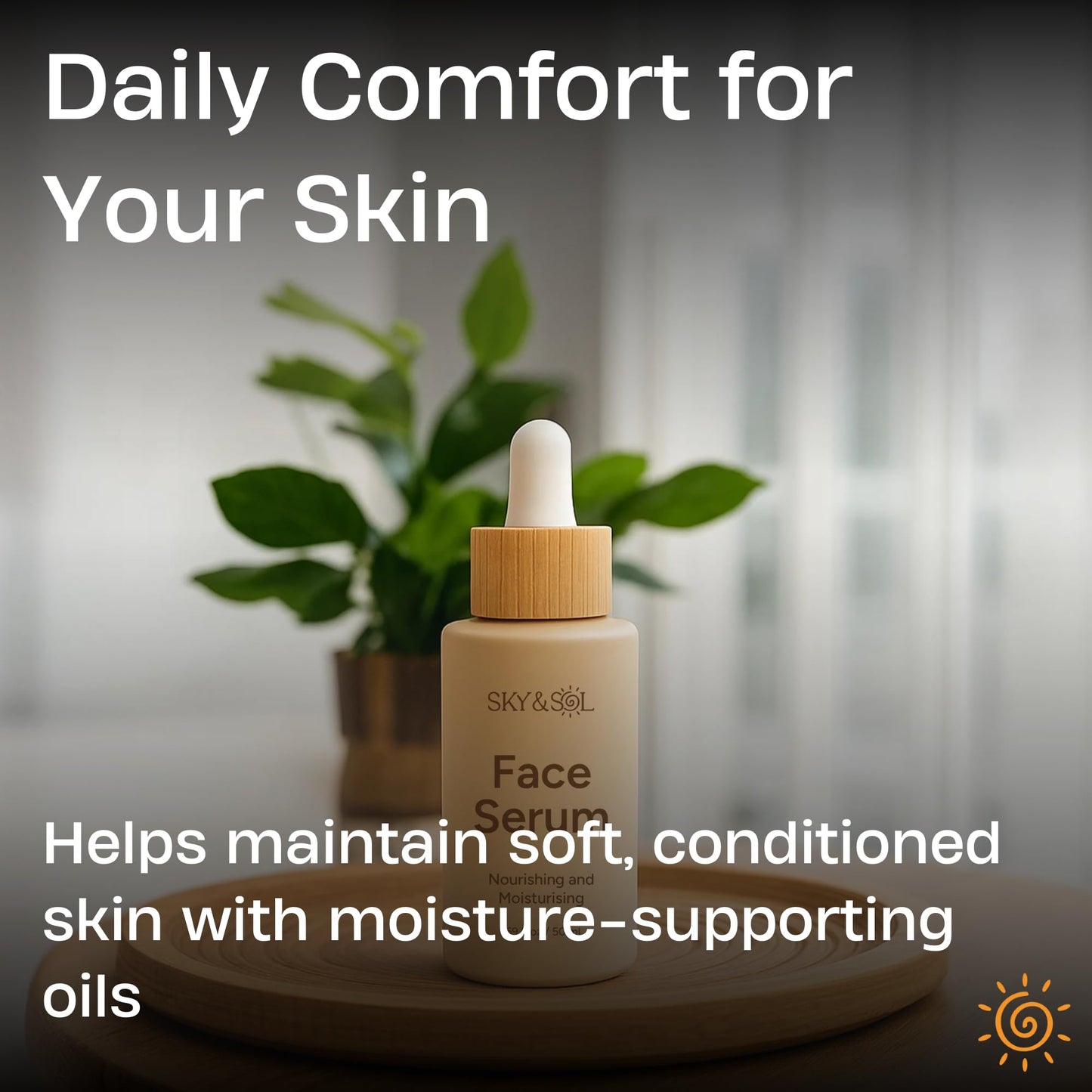 Sky & Sol Ancestral Anti-Aging Tallow Serum for Face - Grass-Fed Tallow, Squalane & Marula Oil - Hydrating Facial Serum for Radiance, Smooth Texture Beauty & Personal Care Sky and Sol