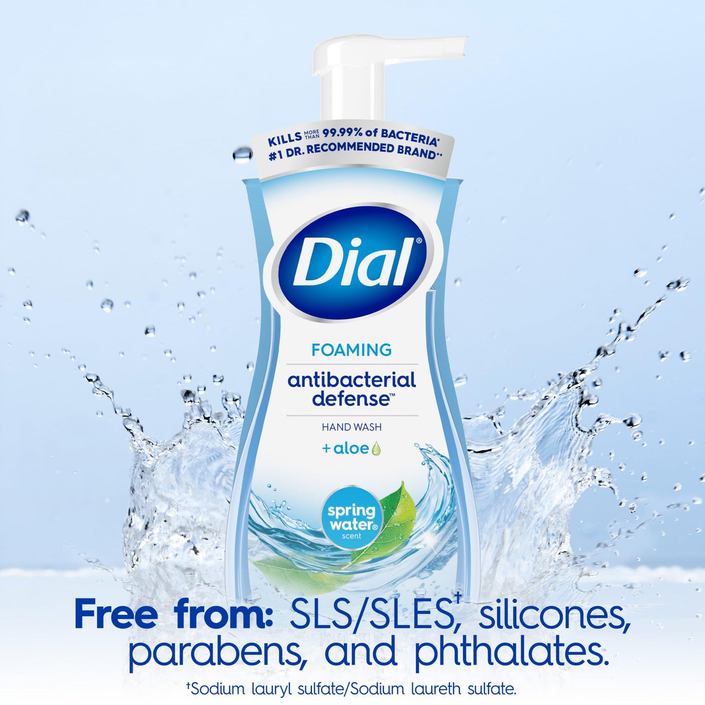 Dial 05400 7.5 Oz Spring Water Anti-Bacterial Foaming Hand Soap Beauty & Personal Care Dial