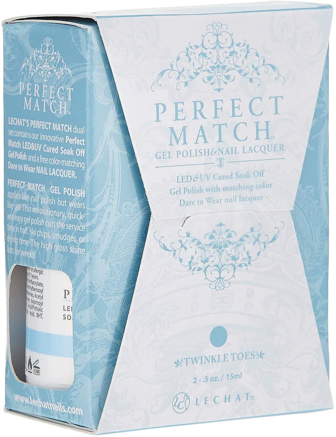 LECHAT Perfect Match Gel Polish, Twinkle Toes, 0.5 fluid_ounces (PMS197)