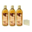 Bath & Body Works Vanilla Blooms - 3 Pack Of Moisturizing Shampoo with a Natural Oats Sample Soap Beauty & Personal Care Bath & Body Works