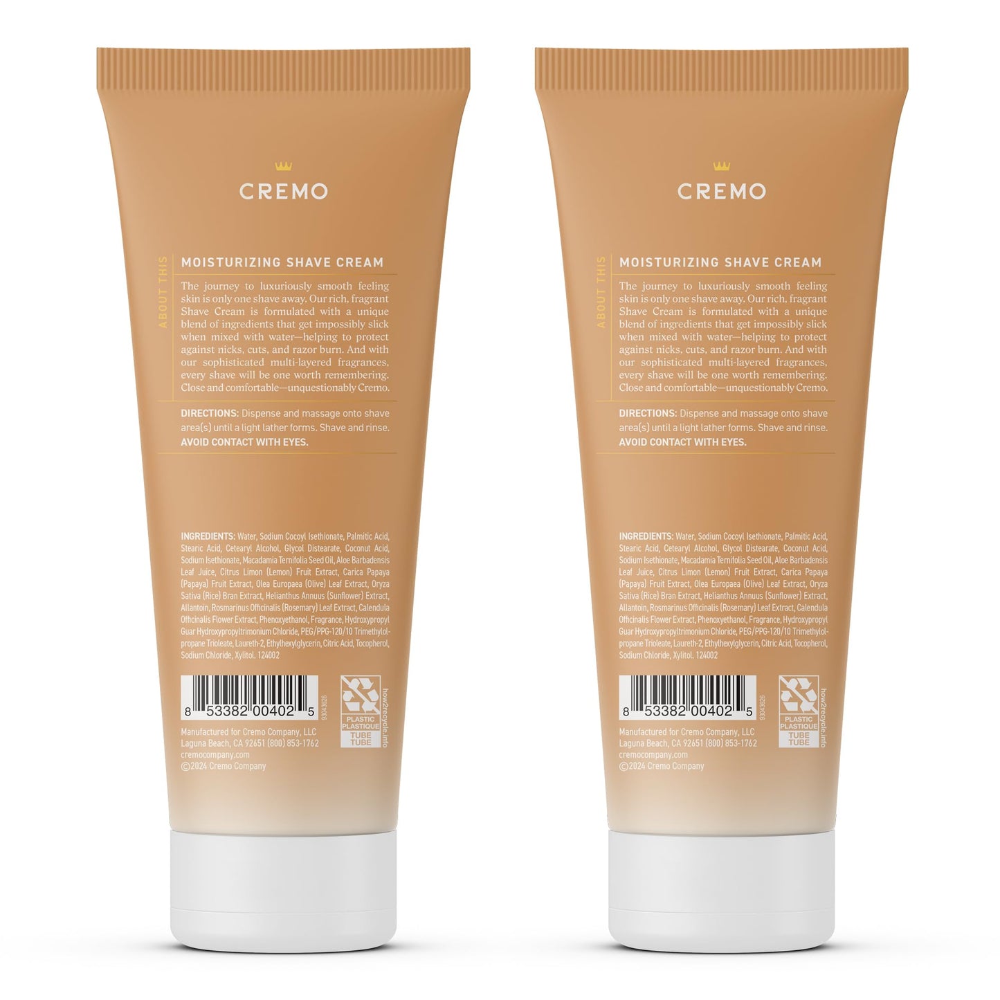 Cremo Womens Shaving Cream Sensitive Skin, Moisturizing, Coconut Mango, Ultra-Slick Shave Cream for Women, Fights Nicks, Cuts and Razor Burn, 6 Fl Oz Beauty and Personal Care Cremo