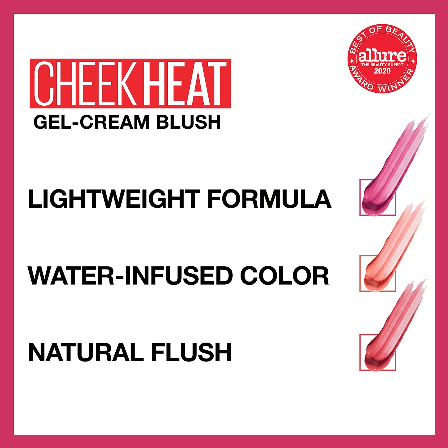 Maybelline Cheek Heat Gel-Cream Blush Makeup, Lightweight, Breathable Feel, Sheer Flush Of Color, Natural-Looking, Dewy Finish, Oil-Free, Nude Burn, 1 Beauty & Personal Care MAYBELLINE