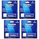 Vaseline Lip Therapy Care Original, Fast-Acting Nourishment, Ideal for Chapped, Dry, Cracked, or Damaged Lips, Lip Balm, 0.16 Ounce (Pack of 4) Beauty & Personal Care Vaseline