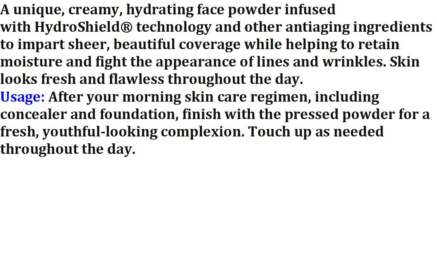 Dr. Denese HydroShield® Hydrating Treatment Powder (Tan) Beauty & Personal Care Dr. Denese