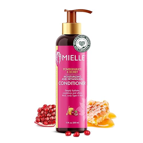 Mielle Organics Pomegranate & Honey Detangling Conditioner for Curly Hair - Deep Moisturizing Conditioner to Help Strengthen Strands, Prevents Beauty & Personal Care Mielle Organics