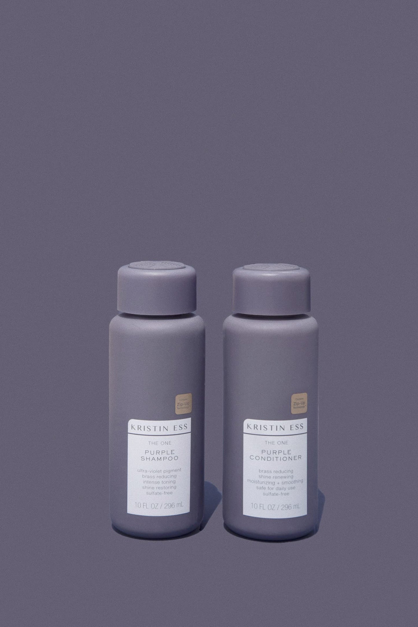 Kristin Ess Hair Purple Shampoo and Conditioner Set for Blonde, Brunette, Silver + Gray Hair, Anti Brass + Yellow Tones, Safe for Color Treated Hair Beauty & Personal Care Kristin Ess