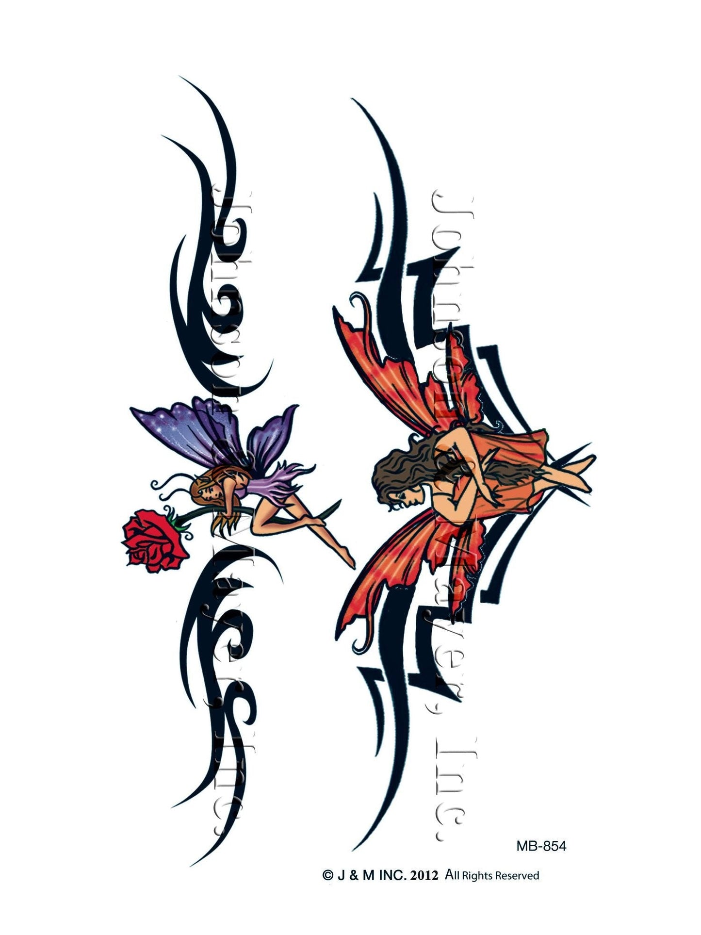 Johnson & Mayer MB-855JM Tribal Fairies Tattoo Beauty & Personal Care Johnson & Mayer, Inc.