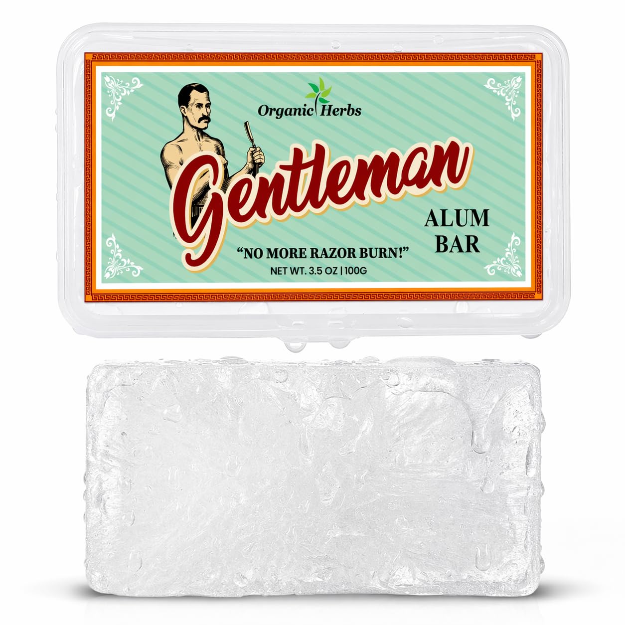 Natural Alum Block for Shaving Fitkari - Fitkiri Face After Shave Styptic, Piedra De Alumbre Deodorant for Shaving Razor Burn Relief - Travel Friendly Beauty and Personal Care Organic Herbs