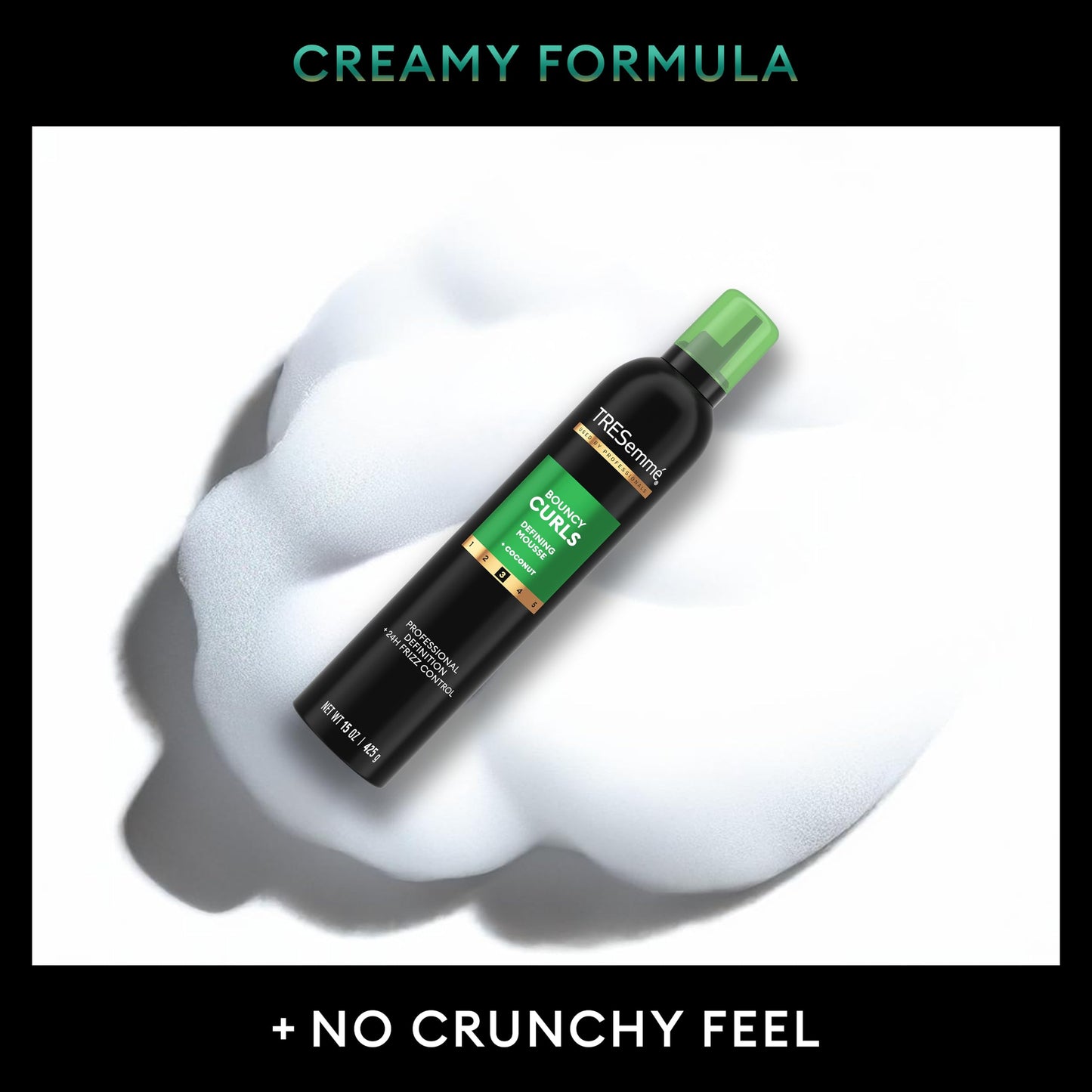 TRESemmé Flawless Curls Nourishing Mousse With Coconut and Avocado Oil 15 oz Beauty & Personal Care TRESemmé