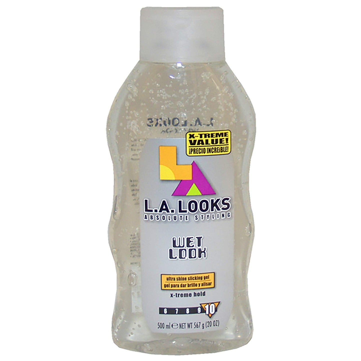 L.A. Looks Wet Look Ultra Shine Slicking Gel for Unisex - 20 oz Gel Beauty & Personal Care L.A. Looks