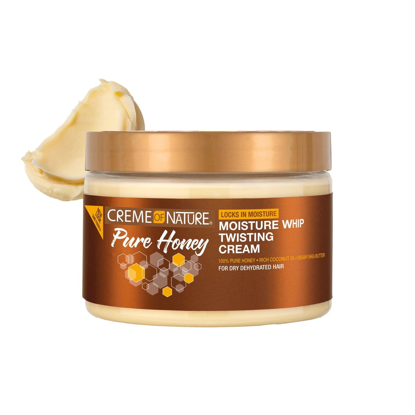 Creme of Nature Pure Honey Define Moisture Whip Twisting Cream, Defines & Elongates Curls, Long-Lasting Hold Without Crunch, Hair Care Gift for Her Beauty & Personal Care Creme of Nature