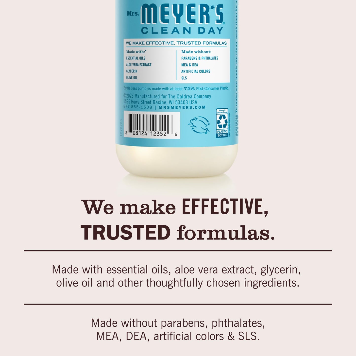 Mrs. MEYER'S CLEAN DAY Liquid Hand Soap, Dewdrop Scent, 12.5 Ounce Bottle Beauty & Personal Care Mrs. MEYER'S
