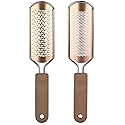 2 Pack Foot File & Rasp Callus Remover - Stainless Steel Coarse & Fine Scraper for Dry/Wet Feet, Professional Dead Skin Scrubber & Cracked Heel Care Beauty & Personal Care LoveBB