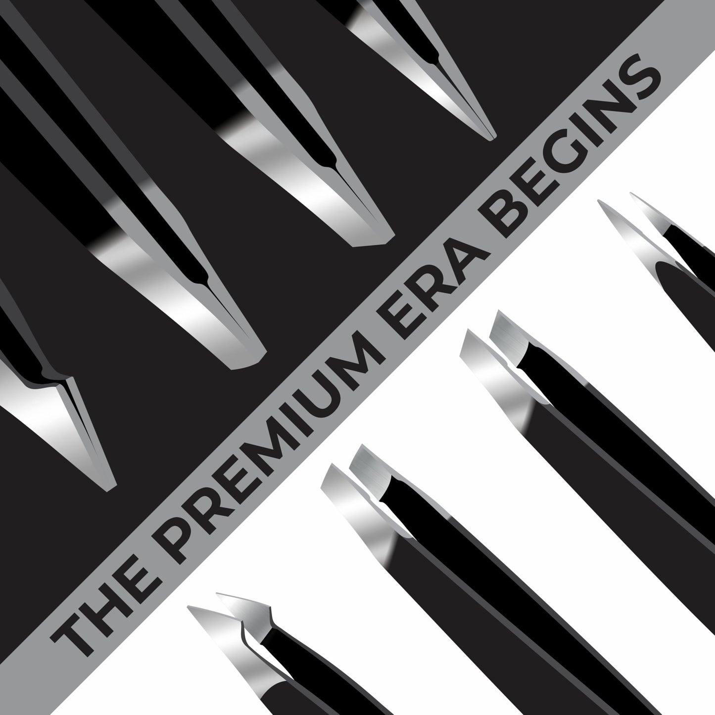 Professional Eyebrow Tweezers Set of 4 - Stainless Steel Precision Tweezers Kit for Facial Hair Removal, Ingrown Hair, Splinter & Eyebrow Shaping Beauty and Personal Care GMI TWEEZERS